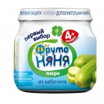 Пюре Фрутоняня из кабачков натуральное 80г