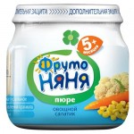 Пюре Фрутоняня Овощной Салатик 80г
