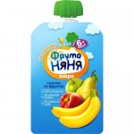 Пюре Фрутоняня*, салатик из фруктов, 90 г