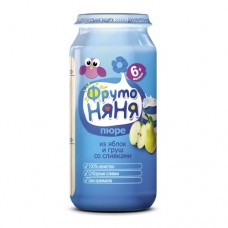 Пюре Фрутоняня*, яблоко-груша-сливки, 250 г в магазинах Пятерочка