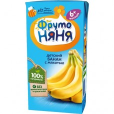 Нектар Фрутоняня Банан с мякотью 200 мл в магазинах Пятерочка
