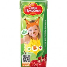 Сок Сады Придонья, яблоко-вишня, 0,2 л в магазинах Пятерочка