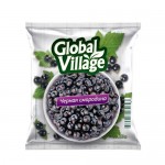 Global Village черная смородина быстрозамороженная 300г.