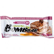 Батончик неглазированный Bombbar Тирамису 60гр в магазинах Пятерочка