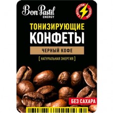 Конфеты ТОНИЗИРУЮЩИЕ Bon Pastil ENERGY ЧЕРНЫЙ КОФЕ, 12 г, шт в магазинах Пятерочка