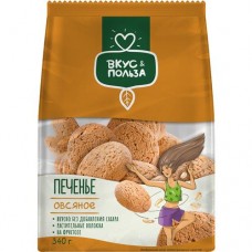 Печенье ВКУС И ПОЛЬЗА овсяное на фруктозе 340г в магазинах Пятерочка