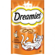 Лакомство для кошек Dreamies с курицей 60г в магазинах Пятерочка