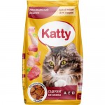 Katty корм сухой полнорационный для взрослых кошек пп, 800 г
