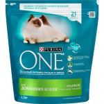 Корм для кошек Purina One, индейка, 1,5 кг Корм для кошек Purina One, индейка, 1,5 кг