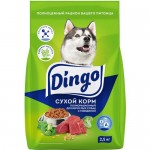 Dingo корм сухой полнорационный для взрослых собак, пп, 2,5 кг