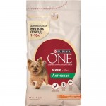 Корм для маленьких собак Purina one, курица рис, 1,5 кг