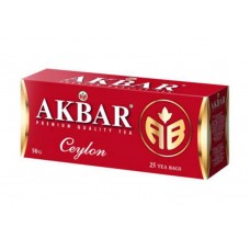Чай Akbar Цейлон с/я 25пак*2г в магазинах Верный