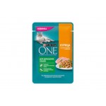 Корм д/к пауч Purina One 75г д/домашних курица