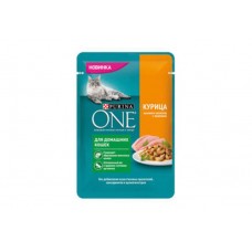 Корм д/к пауч Purina One 75г д/домашних курица в магазинах Верный