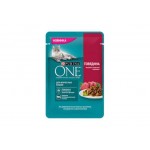 Корм д/к пауч Purina One 75г д/взрослых говядина