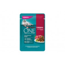 Корм д/к пауч Purina One 75г д/взрослых говядина в магазинах Верный