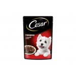 Корм д/с пауч Cesar говядина с овощами 85г
