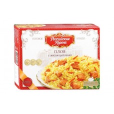 П/ф Плов Российская корона с мясом цыпленка 300г в магазинах Верный