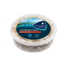 Рыба Селедочка ф-кус Русское Море апп в масле 400г в магазинах Верный