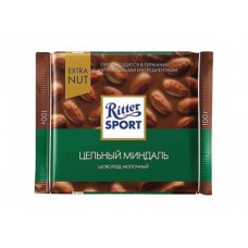 Шоколад Ritter Sport молоч цельный миндаль 100г в магазинах Верный