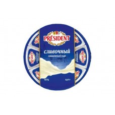 Сыр плавл Президент Сливочный круг 140г св/у в магазинах Верный