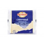 Сыр плавл Президент Сливочный слайсы 150г св/у
