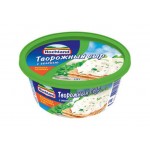 Сыр творож Hochland с зеленью ванночка 220г