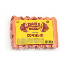 Сосиски Останкино Папа Может Сочные п/о 350г в магазинах Верный