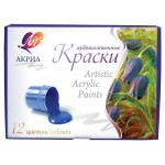 Краски акриловые Луч художественные, 12 цветов (kastd) Краски акриловые Луч художественные, 12 цветов (kastd)