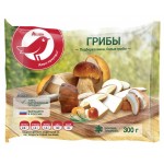 Ассорти грибное АШАН Красная птица Благородные грибы замороженное, 300 г (kastd)