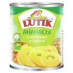 Ананасы ЛЮТИК ломтики, 0.58л Ананасы ЛЮТИК ломтики, 0.58л