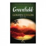 Чай Greenfield Golden Ceylon цейлонский черный крупнолистовой, 100 г Чай Greenfield Golden Ceylon цейлонский черный крупнолистовой, 100 г
