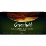 Чай Greenfield Golden Ceylon черный в пакетиках, 25 шт Чай Greenfield Golden Ceylon черный в пакетиках, 25 шт