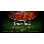 Чай Greenfield Kenyan Sunrise черный в пакетиках, 25 шт Чай Greenfield Kenyan Sunrise черный в пакетиках, 25 шт