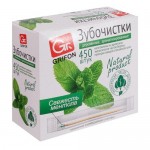 Деревянные ароматизированные зубочистки, GRIFON, 450 шт., в ассортименте Деревянные ароматизированные зубочистки, GRIFON, 450 шт., в ассортименте