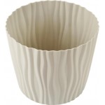 Кашпо для растений с вкладышем IDEA Волна d=20см 4л, кремовый, Арт. М3189 Кашпо для растений с вкладышем IDEA Волна d=20см 4л, кремовый, Арт. М3189