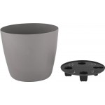 Горшок с дренажной вставкой INGREEN Vienna d=21см 5л, круглый, цвет французский платан, Арт. IG680110105 Горшок с дренажной вставкой INGREEN Vienna d=21см 5л, круглый, цвет французский платан, Арт. IG680110105