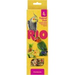 Палочки для средних попугаев RIO с тропическими фруктами, 2х75г Палочки для средних попугаев RIO с тропическими фруктами, 2х75г