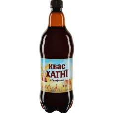 Квас ХАТНI Спрауны фильтрованный пастеризованный газированный, 0.9л
