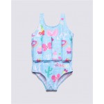Костюм купальный для девочки INWIN голубой, Арт. GV28805-22-17 Костюм купальный для девочки INWIN голубой, Арт. GV28805-22-17