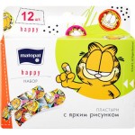 Пластыри MATOPAT Happy цветные, 12шт Пластыри MATOPAT Happy цветные, 12шт