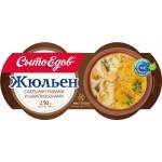 Жюльен СЫТОЕДОВ с белыми грибами и шампиньонами, 2х125г Жюльен СЫТОЕДОВ с белыми грибами и шампиньонами, 2х125г