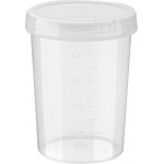 Банка Бытпласт Твист с завинчивающейся крышкой высокая 500мл Банка Бытпласт Твист с завинчивающейся крышкой высокая 500мл