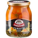 Томаты маринованные Скатерть-Самобранка желтые 680г Томаты маринованные Скатерть-Самобранка желтые 680г