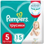Подгузники Pampers 5 Junior 12-17 и 15-18кг 15шт Подгузники Pampers 5 Junior 12-17 и 15-18кг 15шт