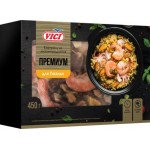 Коктейль из морепродуктов Vici мороженый и варено-мороженый для Паэльи 450г Коктейль из морепродуктов Vici мороженый и варено-мороженый для Паэльи 450г