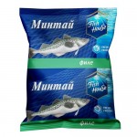 FISH HOUSE МИНТАЙ филе морожен.фас. 600 г FISH HOUSE МИНТАЙ филе морожен.фас. 600 г
