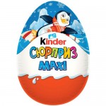 Яйцо с игрушкой Kinder Сюрприз Maxi 100г Яйцо с игрушкой Kinder Сюрприз Maxi 100г