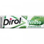 DIROL Резинка WHITE жев.вк.мяты 13,6г DIROL Резинка WHITE жев.вк.мяты 13,6г